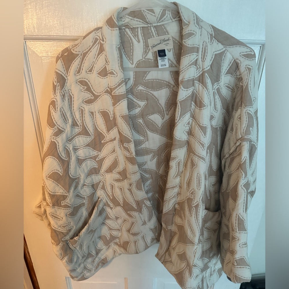Target cropped quilt jacket